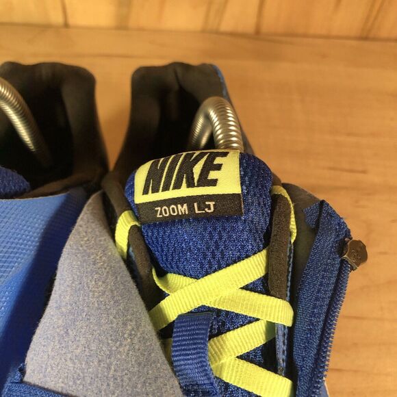 Nike Zoom LJ 4 Shoes Mens 10.5 Blue Long Jump Track Athletic Running Performance - Picture 4 of 11
